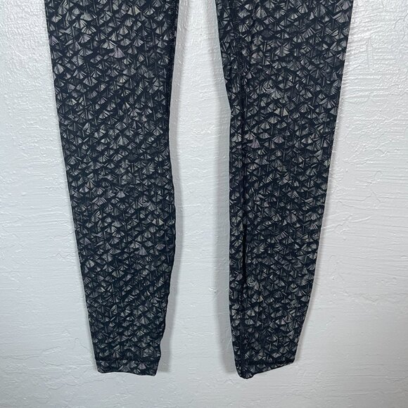 Lululemon Women 8 Black Gray Iridescent Multi Wunder Under Pant Nulux Athleisure - Picture 2 of 8